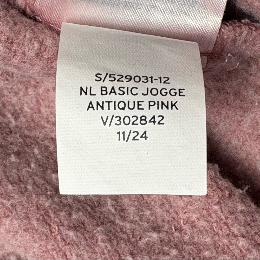 NWT GAP Brushed Fleece Joggers Size 2XL XXL Antique Pink Elastic Waist Ankle - Picture 11 of 13